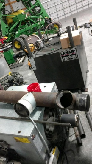Lanair Shop - Waste Oil Heater/Furnance - Dismantled and ready for New Shop