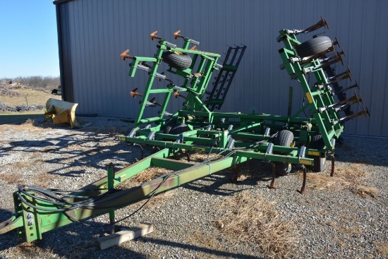 Jd 960 Field Cultivator, 24 Ft., 6” Spacings, 3-bar Tine Harrow