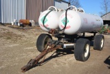 Twin Nh3 1000 Gal. Tank Wagons With Duo-lift Running Gears With Brakes, Spr