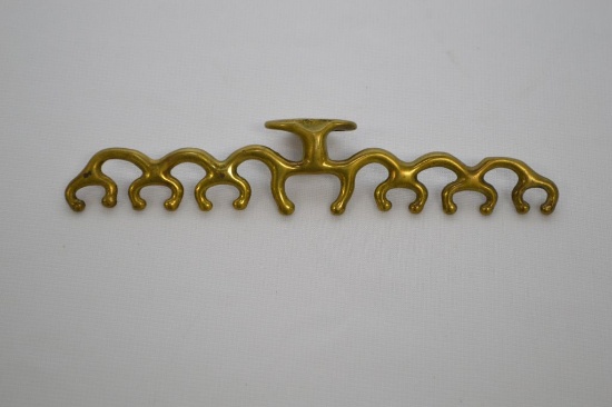Brass Tooth Brush or Razor Wall Mount Holder
