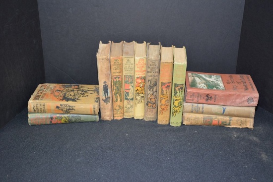 Group of 12 Old - Boy Scouts Books