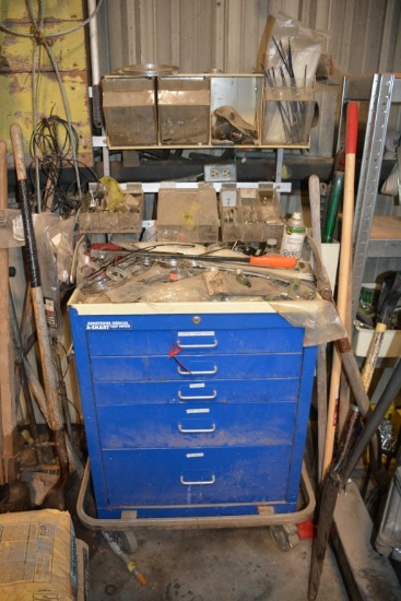 Blue 5 Draw Tool Chest, On Rollers