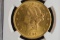 1896-S Liberty Head $20.00 Gold Piece: AU-58: NGC Graded