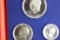 Bi-Centennial 1776-1976, 3 Coin PRF S Mint, $1.00, .50, .25