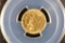 1914-D Indian Head $2.50 Gold Piece: AU-58: PCGS Graded