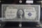 1935-D Silver Certificate $1 Bill in Hard Plastic Display