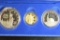 1986 - 3 Coin Satue of Liberty Coin Set 1 - $1.00 Silver Coin, 1 - .50 Cent