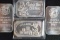 4--1 oz Silver Bars, 4 x bid