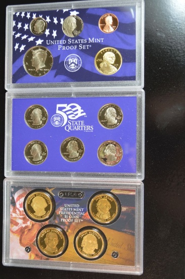 2007 Mint President $1.00 Coin PRF Set