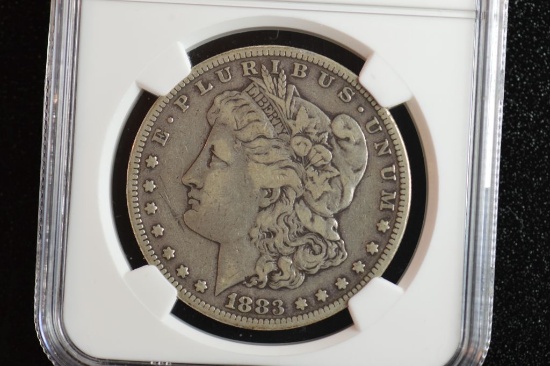 1883-S: F-15, Morgan Silver Dollar: NGC Graded