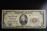 1929 National Currency Brown Seal 4-Sigs. Rarity 1 F-12 $20.00