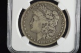 1889-CC, F-12 Morgan Silver Dollar: NGC Graded