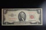 1953-$2 A U.S Note F1510 Red Seal EF-40 Priest-Anderson