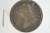 1831 CAP Bust .25 Cent Small Letters (Motto Removed)