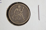 1889 Seated Liberty .10 Cent