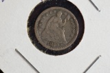 1853 Seated Liberty w/ Arrows Half .10 Cent