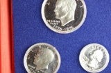Bi-Centennial 1776-1976, 3 Coin PRF S Mint, $1.00, .50, .25