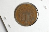1866 .02 Cent Large Motto
