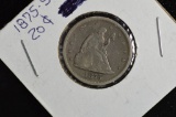 1875-S, .20 Cent Seated Liberty