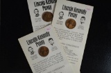 2-1974 & 1973 Lincoln-Kennedy Pennies