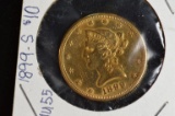 1899-S Liberty Head $10.00 Gold Piece (Motto Above Head)