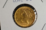 1900 Liberty Head $5.00 Gold Piece
