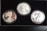 2006 - 20th Anniversary Silver Coin Set: 1-2006-W PRF. Silver, 1-2006-W UNC