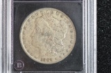 1888-O: VG Hot Lips, Morgan Silver Dollar, In Wood Box, Bradford Exchange