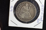 1855-O Seated Liberty .50 Cent