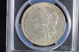 1883 Geniune Cleaning, AU Details, Morgan Silver Dollar: PCGS Graded