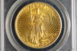 1924 St. Gaudans $20.00 Gold Piece: MS-62: PCGS Graded