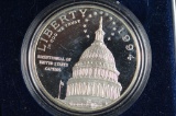 1994 U.S Capital Bi Centenial PRF Silver $1.00 Coin S Mint w/ Box
