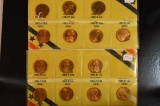 2- .01 Cent Sheets 1982 P and D Copper-Zinc UNC .01 Cent