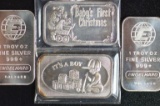 4--1 oz Silver Bars, 4 x bid