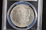 1878 7/8 Tail Feather, MS-62 STR, Morgan Silver Dollar: PCGS Graded
