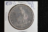 1877-S: Trade Dollar, Morgan Silver Dollar