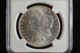 1898-S: AU-58, Morgan Silver Dollar: NGC Graded