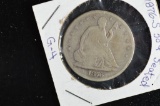 1876-S Seaated Liberty .50 Cent