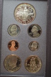 1989-S 7 Coin w/ Silver PRF. $1.00, 6 Different Coins PRF.