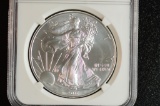 2011: MS-69: 25th Anniversary, American Silver Eagle: NGC Graded