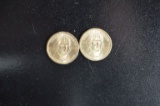 Pair of Thomas Jefferson $1 Coins