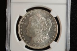1878 7-Tail Feather, MS 61 (Rev. 78), Morgan Silver Dollar: NGC Graded