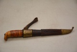 Wood handle - Pakistan Knife with Sheath, 4