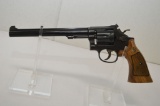 Smith & Wesson 22 Cal LR CTG Long Barrel Revolver with Wood Grips, 8 1/2 in