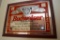 Framed Budweiser King of Beers Mirror