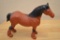 Cast Iron Horse Bank, Painted Brown with Black Mane