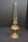 Brass Font and Pedestal Aladdin # 6 Oil Lamp