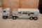Budweiser Semi Truck with Enclosed Clydesdales Trailer by the ERTL Co., Pat