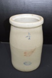 4 Gallon Red Wing Butter Churn, Large Wing - No Lid on Damper, crack on sid