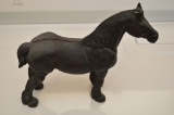 Cast Iron Horse Bank, Black